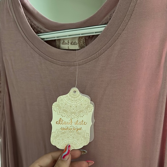 Altar'd State Relaxed Pink Sleeveless Tank - Picture 5 of 5